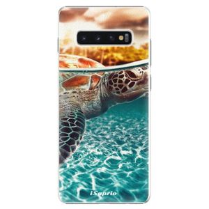 Plastové puzdro iSaprio - Turtle 01 - Samsung Galaxy S10+ vyobraziť