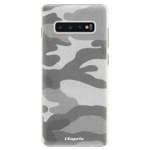 Plastové puzdro iSaprio - Gray Camuflage 02 - Samsung Galaxy S10+ vyobraziť