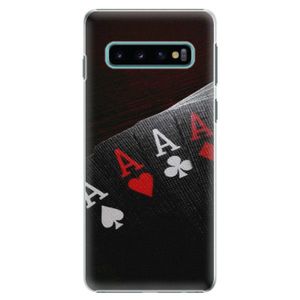 Plastové puzdro iSaprio - Poker - Samsung Galaxy S10 vyobraziť