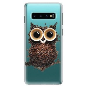 Plastové puzdro iSaprio - Owl And Coffee - Samsung Galaxy S10 vyobraziť