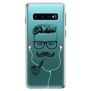 Plastové puzdro iSaprio - Man With Headphones 01 - Samsung Galaxy S10 vyobraziť
