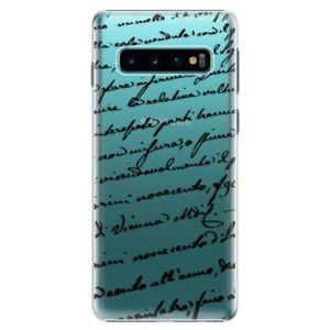 Plastové puzdro iSaprio - Handwriting 01 - black - Samsung Galaxy S10 vyobraziť