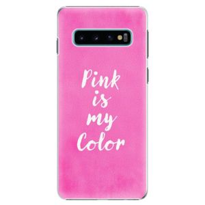 Plastové puzdro iSaprio - Pink is my color - Samsung Galaxy S10 vyobraziť