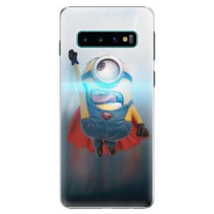 Plastové puzdro iSaprio - Mimons Superman 02 - Samsung Galaxy S10 vyobraziť
