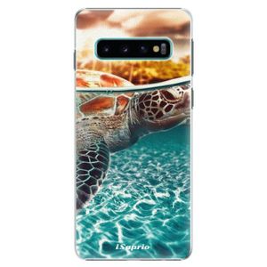 Plastové puzdro iSaprio - Turtle 01 - Samsung Galaxy S10 vyobraziť