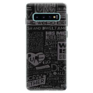 Plastové puzdro iSaprio - Text 01 - Samsung Galaxy S10 vyobraziť