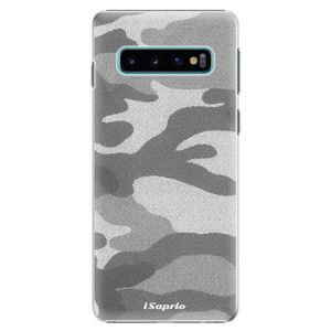 Plastové puzdro iSaprio - Gray Camuflage 02 - Samsung Galaxy S10 vyobraziť