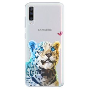 Plastové puzdro iSaprio - Leopard With Butterfly - Samsung Galaxy A70 vyobraziť