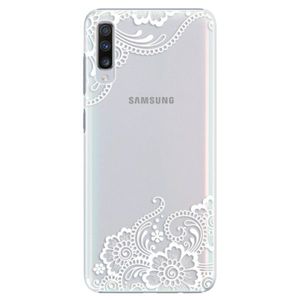 Plastové puzdro iSaprio - White Lace 02 - Samsung Galaxy A70 vyobraziť