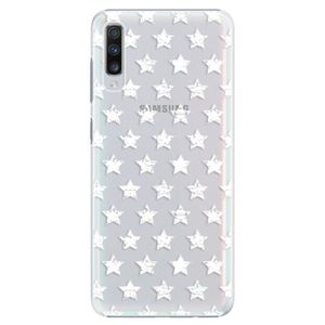 Plastové puzdro iSaprio - Stars Pattern - white - Samsung Galaxy A70 vyobraziť