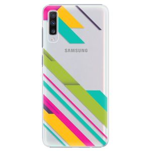 Plastové puzdro iSaprio - Color Stripes 03 - Samsung Galaxy A70 vyobraziť