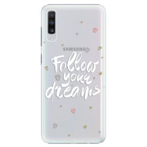 Plastové puzdro iSaprio - Follow Your Dreams - white - Samsung Galaxy A70 vyobraziť