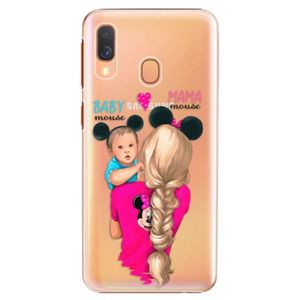 Plastové puzdro iSaprio - Mama Mouse Blonde and Boy - Samsung Galaxy A40 vyobraziť