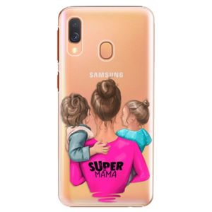 Plastové puzdro iSaprio - Super Mama - Boy and Girl - Samsung Galaxy A40 vyobraziť