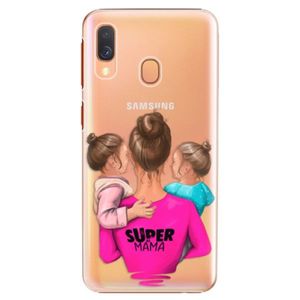 Plastové puzdro iSaprio - Super Mama - Two Girls - Samsung Galaxy A40 vyobraziť