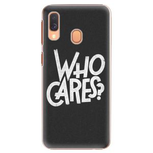 Plastové puzdro iSaprio - Who Cares - Samsung Galaxy A40 vyobraziť