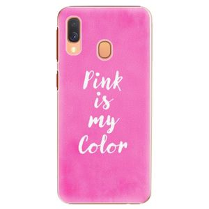 Plastové puzdro iSaprio - Pink is my color - Samsung Galaxy A40 vyobraziť
