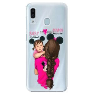 Plastové puzdro iSaprio - Mama Mouse Brunette and Girl - Samsung Galaxy A30 vyobraziť