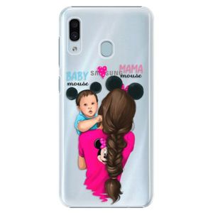 Plastové puzdro iSaprio - Mama Mouse Brunette and Boy - Samsung Galaxy A30 vyobraziť