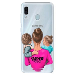 Plastové puzdro iSaprio - Super Mama - Boy and Girl - Samsung Galaxy A30 vyobraziť