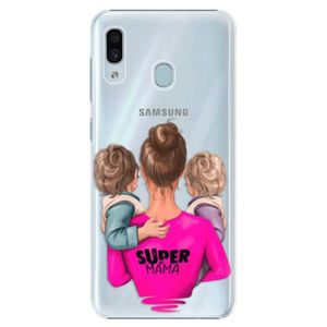 Plastové puzdro iSaprio - Super Mama - Two Boys - Samsung Galaxy A30 vyobraziť
