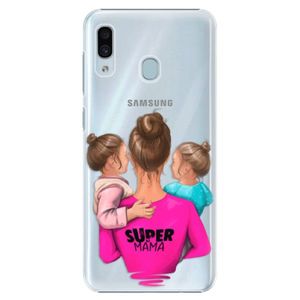 Plastové puzdro iSaprio - Super Mama - Two Girls - Samsung Galaxy A30 vyobraziť