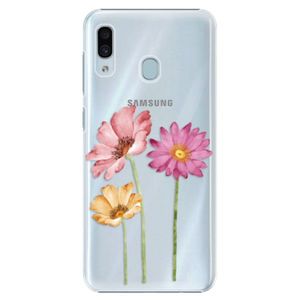 Plastové puzdro iSaprio - Three Flowers - Samsung Galaxy A30 vyobraziť
