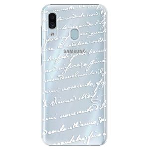 Plastové puzdro iSaprio - Handwriting 01 - white - Samsung Galaxy A30 vyobraziť