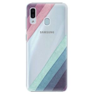 Plastové puzdro iSaprio - Glitter Stripes 01 - Samsung Galaxy A30 vyobraziť