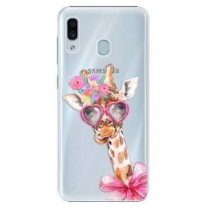 Plastové puzdro iSaprio - Lady Giraffe - Samsung Galaxy A30 vyobraziť