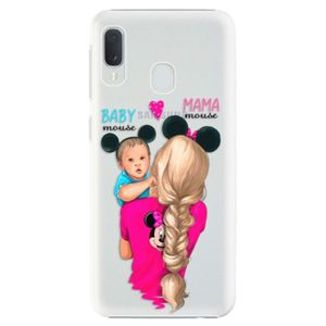 Plastové puzdro iSaprio - Mama Mouse Blonde and Boy - Samsung Galaxy A20e vyobraziť