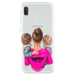 Plastové puzdro iSaprio - Super Mama - Two Boys - Samsung Galaxy A20e vyobraziť