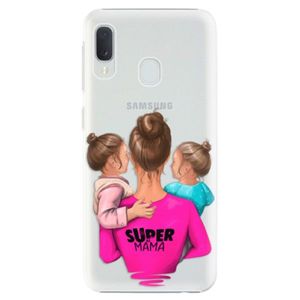 Plastové puzdro iSaprio - Super Mama - Two Girls - Samsung Galaxy A20e vyobraziť