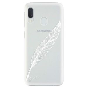 Plastové puzdro iSaprio - Writing By Feather - white - Samsung Galaxy A20e vyobraziť