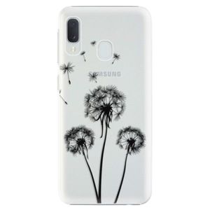 Plastové puzdro iSaprio - Three Dandelions - black - Samsung Galaxy A20e vyobraziť