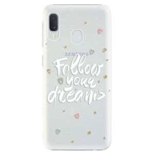 Plastové puzdro iSaprio - Follow Your Dreams - white - Samsung Galaxy A20e vyobraziť