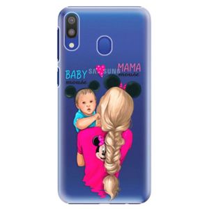 Plastové puzdro iSaprio - Mama Mouse Blonde and Boy - Samsung Galaxy M20 vyobraziť