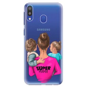 Plastové puzdro iSaprio - Super Mama - Boy and Girl - Samsung Galaxy M20 vyobraziť