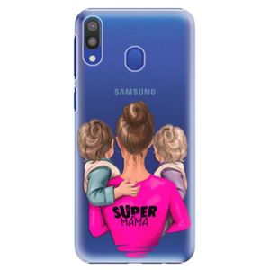 Plastové puzdro iSaprio - Super Mama - Two Boys - Samsung Galaxy M20 vyobraziť