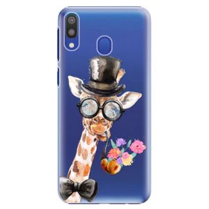 Plastové puzdro iSaprio - Sir Giraffe - Samsung Galaxy M20 vyobraziť