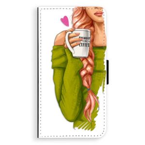 Flipové puzdro iSaprio - My Coffe and Redhead Girl - iPhone XS Max vyobraziť