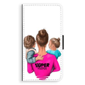 Flipové puzdro iSaprio - Super Mama - Boy and Girl - iPhone XS Max vyobraziť