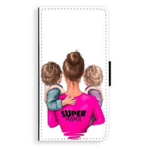 Flipové puzdro iSaprio - Super Mama - Two Boys - iPhone XS Max vyobraziť