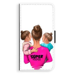 Flipové puzdro iSaprio - Super Mama - Two Girls - iPhone XS Max vyobraziť