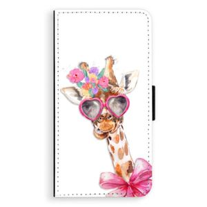 Flipové puzdro iSaprio - Lady Giraffe - iPhone XS Max vyobraziť