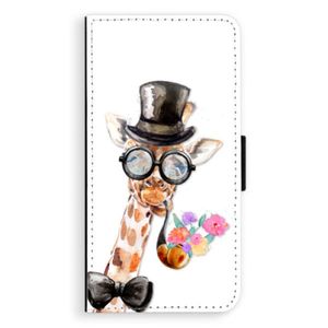 Flipové puzdro iSaprio - Sir Giraffe - iPhone XS Max vyobraziť