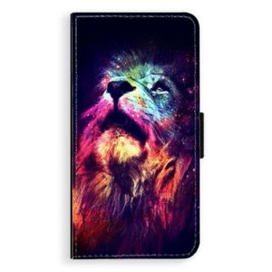 Flipové puzdro iSaprio - Lion in Colors - iPhone XS Max vyobraziť