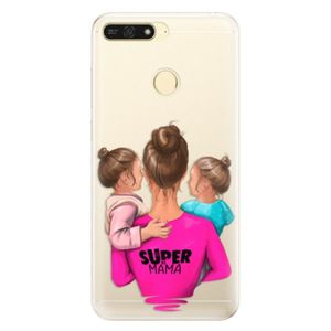 Silikónové puzdro iSaprio - Super Mama - Two Girls - Huawei Honor 7A vyobraziť