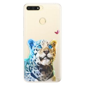 Silikónové puzdro iSaprio - Leopard With Butterfly - Huawei Honor 7A vyobraziť