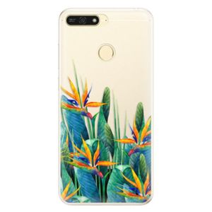 Silikónové puzdro iSaprio - Exotic Flowers - Huawei Honor 7A vyobraziť